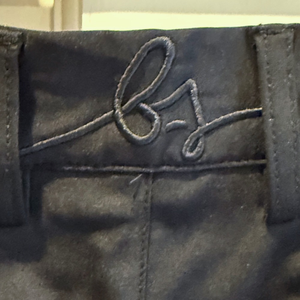 Boston Scott Golf Men's Golf Tech Pants Black Casual Golf Size 40/33 - Picture 5 of 8